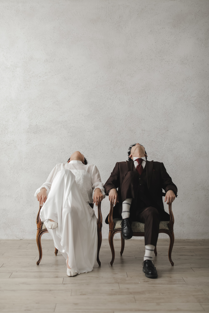 シンプルな背景だからこそ