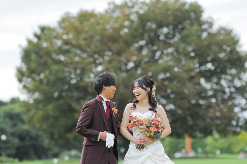 大きな木が背景