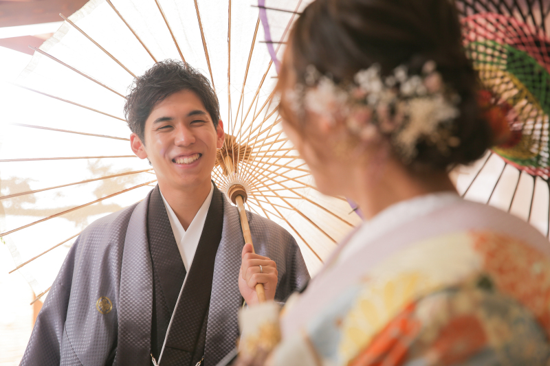 ご新郎様の優しい笑顔◎