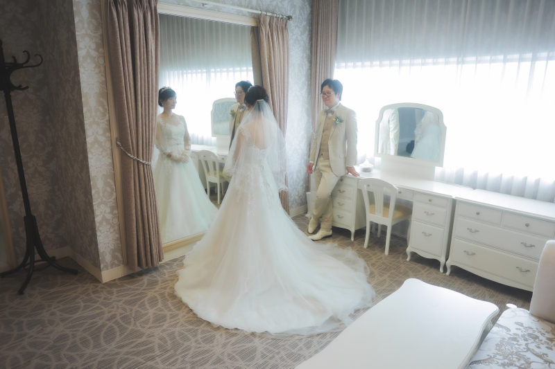 お支度シーンの撮影も