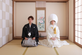 屋内庭園スタジオ撮影