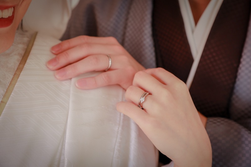 指輪をフィーチャー