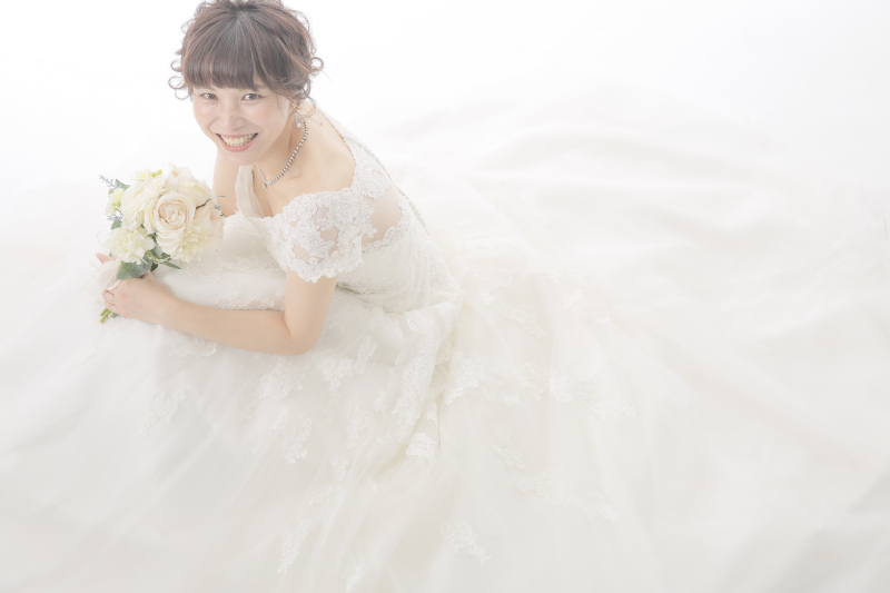 背景紙を白色にして♪