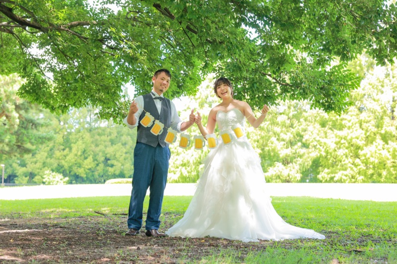 ビールのガーランド♫