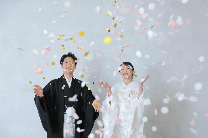 コンフェッティも