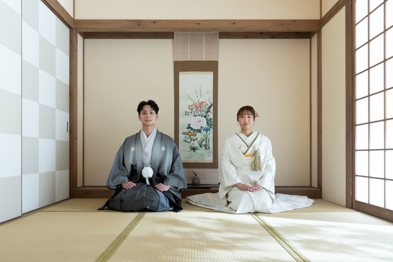 屋内庭園スタジオ撮影