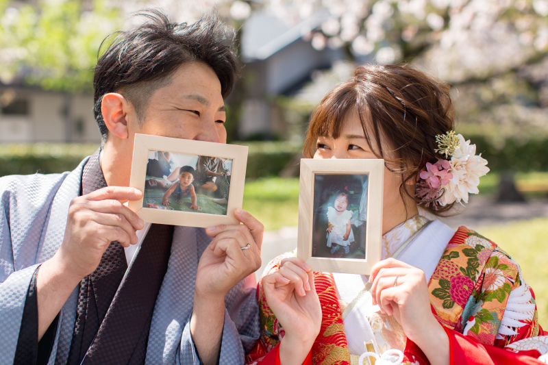 子供の頃の写真をお持ち込み