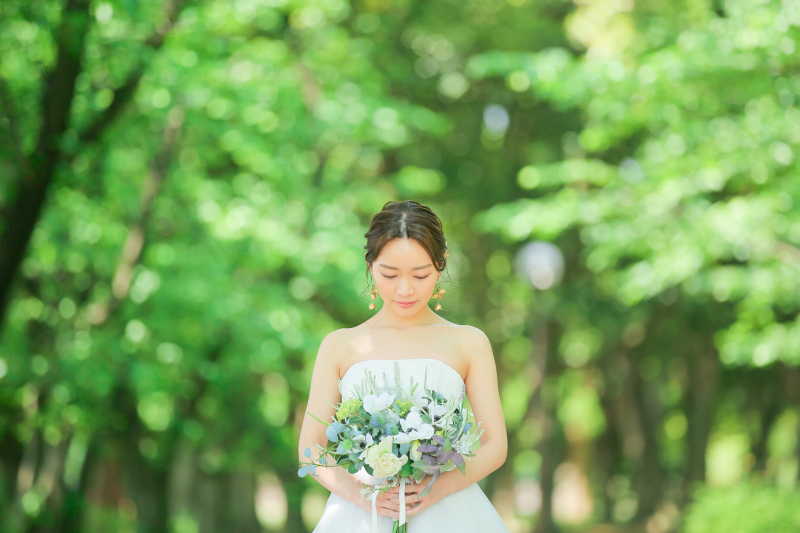 緑につつまれて