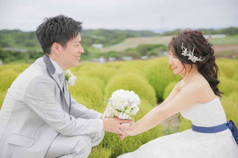 ドレスが映えますね