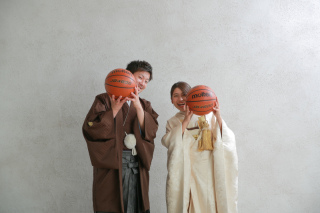 バスケで知り合ったお二人！