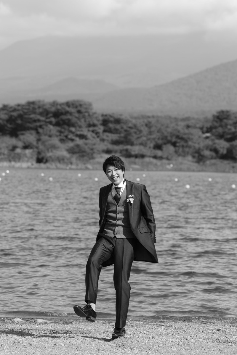 ご新郎様のおふざけショット！