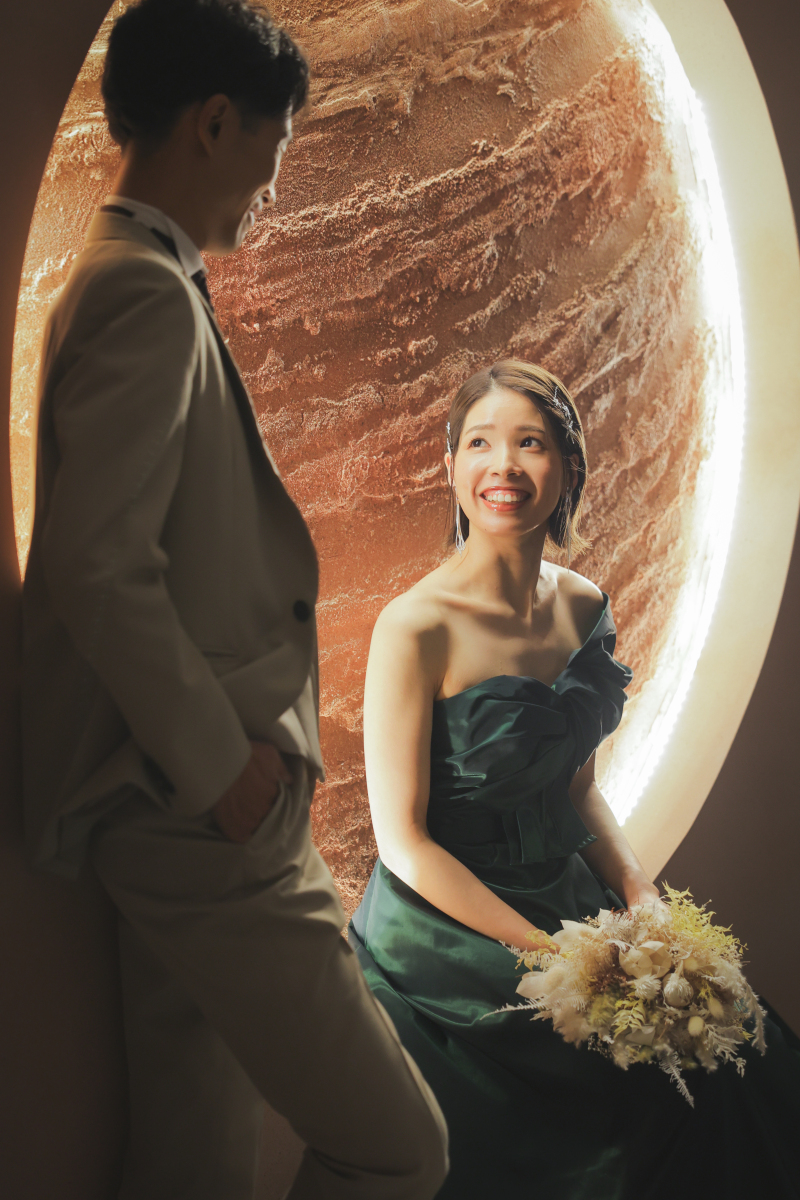 新婦様座りショット