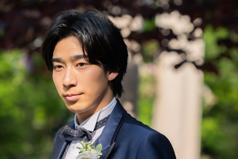 新郎様ソロショット