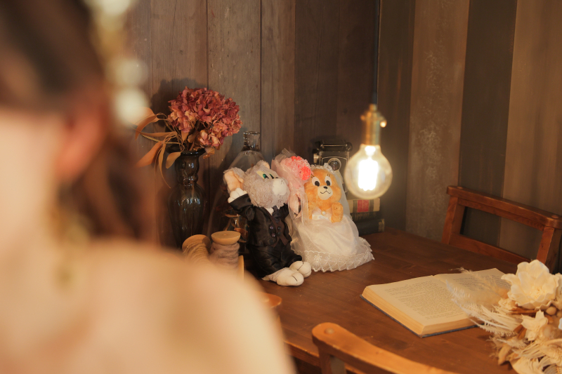 おふたりを見守るトムジェリ♥