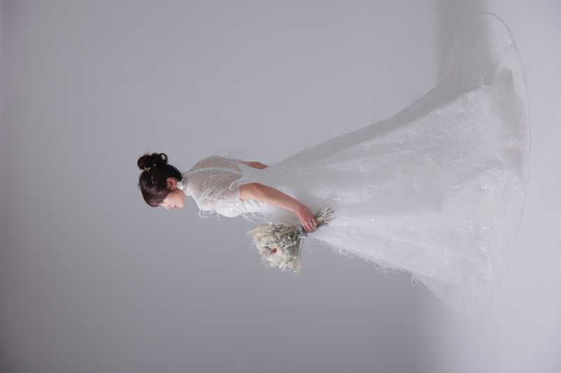 とってもお似合いなドレス！