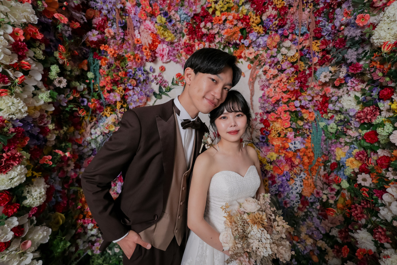 たくさんのお花と一緒に！