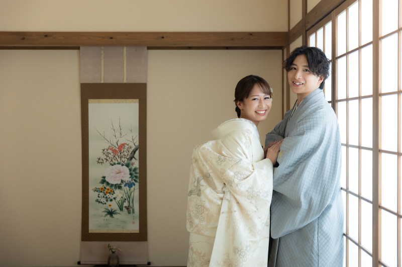 寄り添ったショット