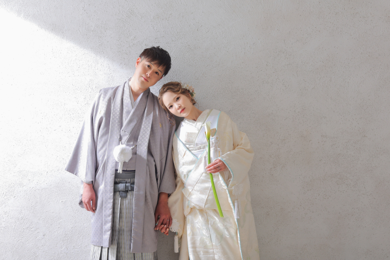 最後はお持ち込みいただいた生花と