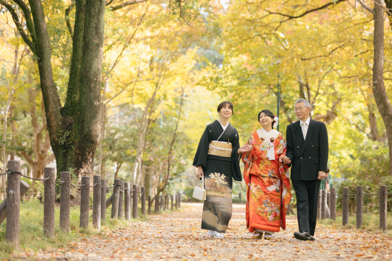 新婦様ご家族ショット