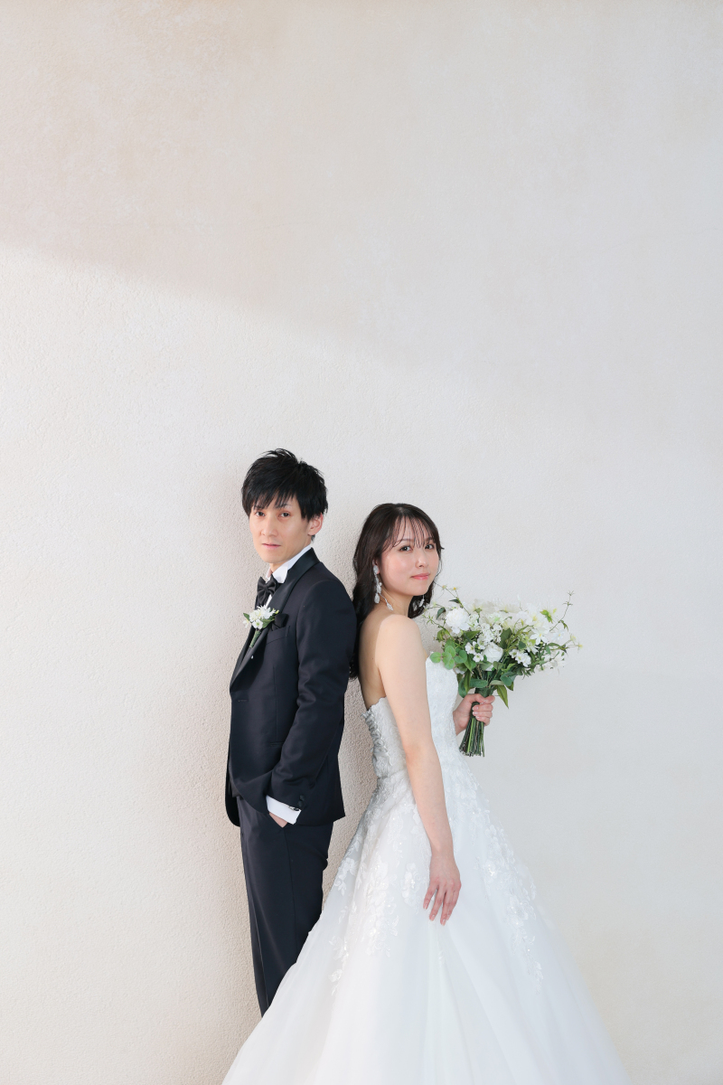 背中合わせショット♪