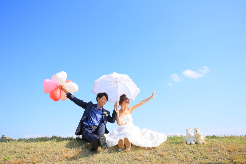 ぬいぐるみと一緒に