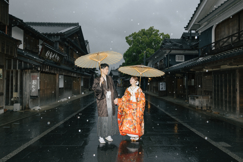 最後は雨粒と共に