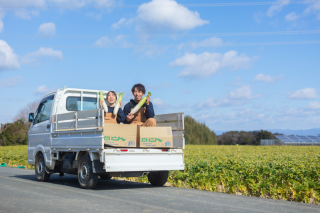 ご自宅支度で実家の農園で