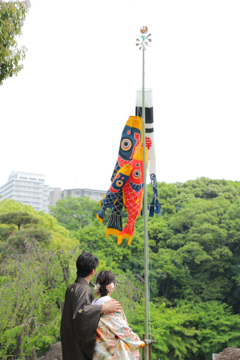 鯉のぼりを発見