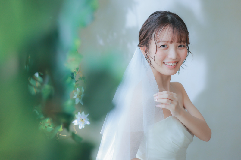 新婦様のベール姿