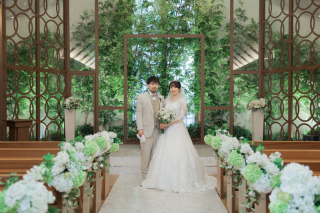 洋装2着！結婚式場でも撮影できます！