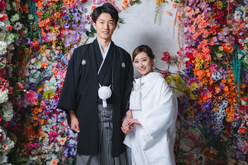 ドライフラワーウォール