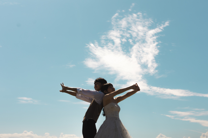 リラックスした空気も