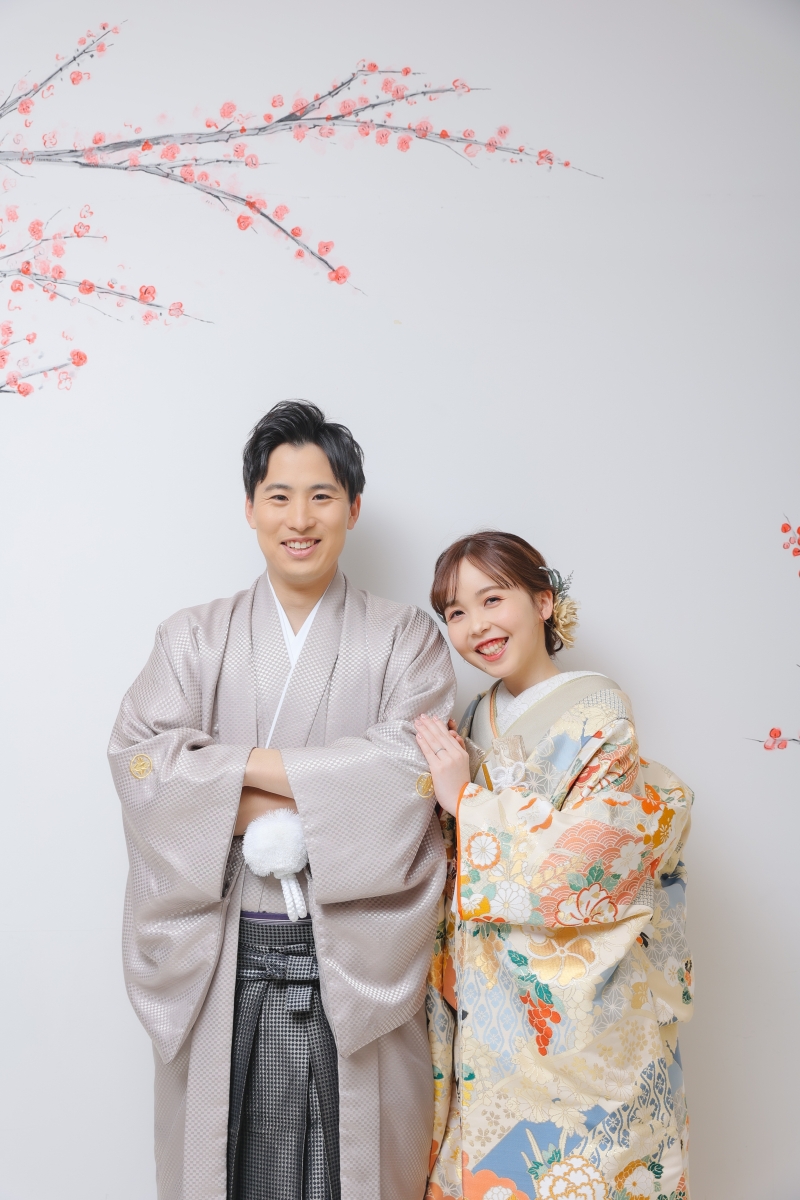 梅のデザインで