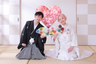 屋内庭園スタジオ撮影