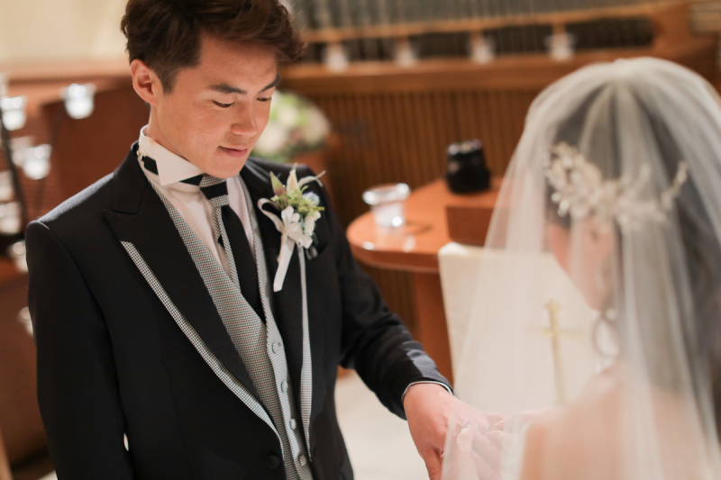 新婦から新郎へ