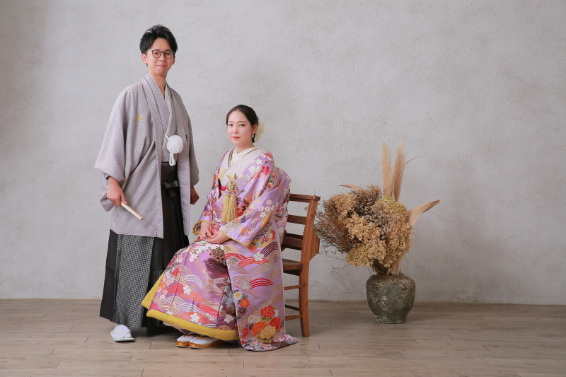 まずは和装で