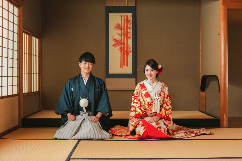 きっちり正座も