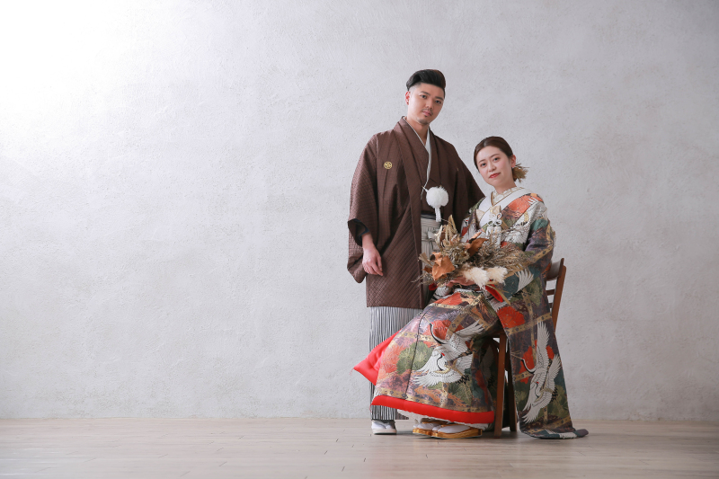和装もシンプルに