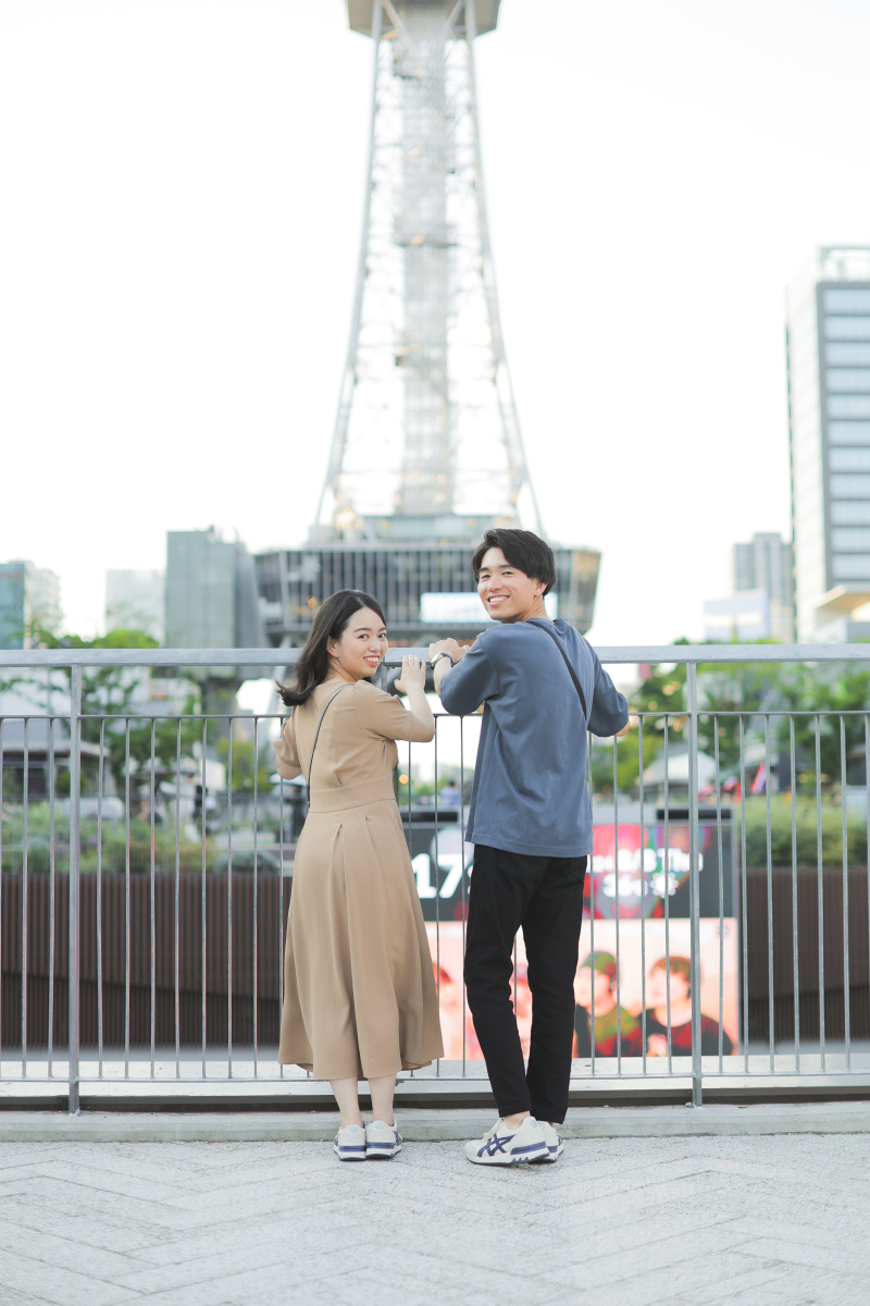 私服でのカップルフォトも撮りました