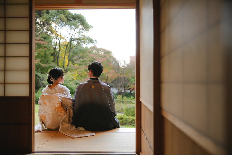 お茶室付きロケーションです。