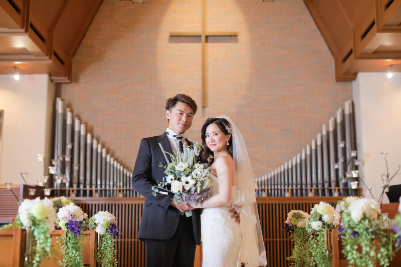 提携ホテルウェディングでの【チャペルフォト】