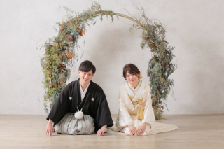 おしゃれなスタジオで撮影できる