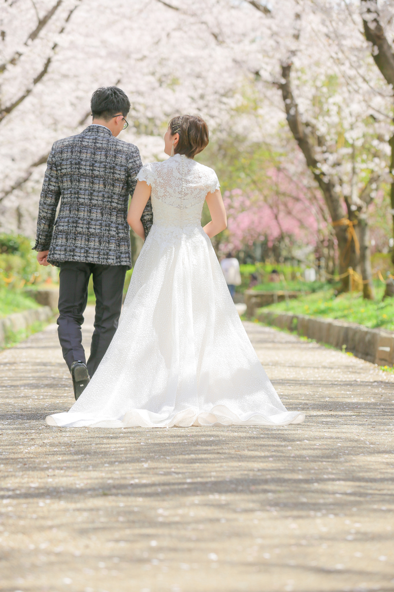 お花見をしながら