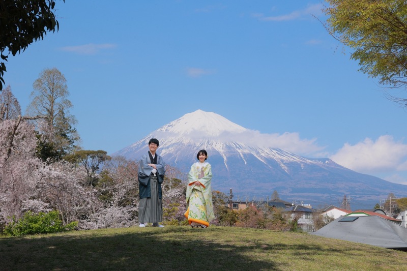 富士山での撮影