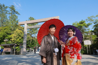 伊勢神宮での撮影