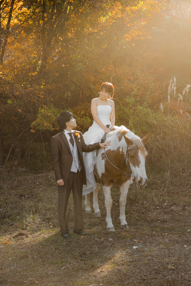 見つめ合いショット