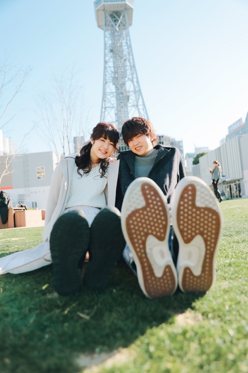 両足を揃えての仲良しショット