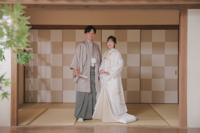 和装と洋装両方残せます。