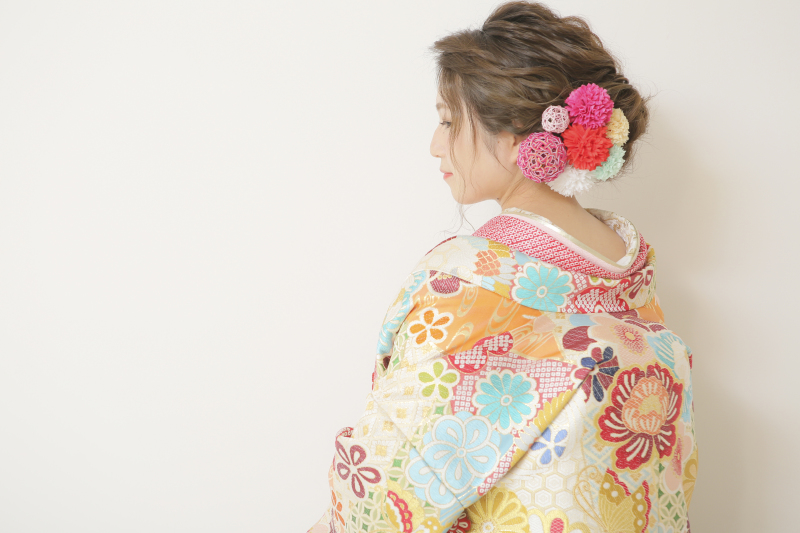 色打掛の髪飾り