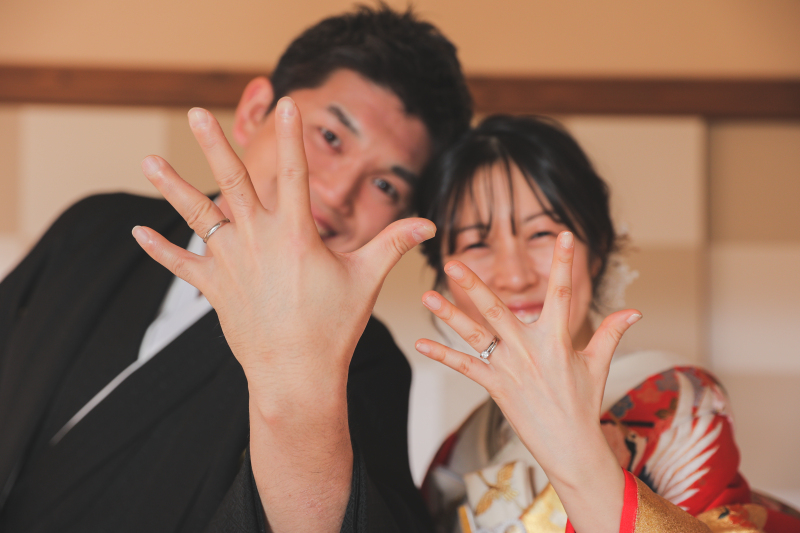 指輪ショットも、、